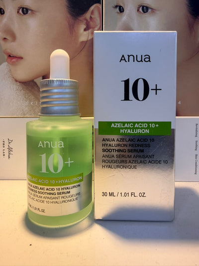 🔘 Anua Azelaic Acid 10% + Hyaluron Redness Soothing Serum
